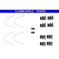 Brake Pad Accessory Kit ATE 13046002782 for MAZDA MX5