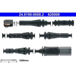 Brake Pad Sensor ATE 24819000082 for BMW 5 6 OE 34352284343