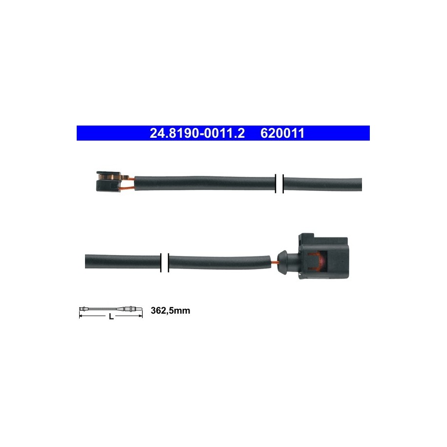 Brake Pad Sensor ATE 24819000112 for AUDI Q7 OE 4L0615437
