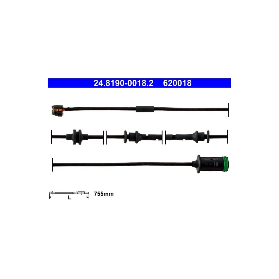 Brake Pad Sensor ATE 24819000182 for CHEVROLET VAUXHALL