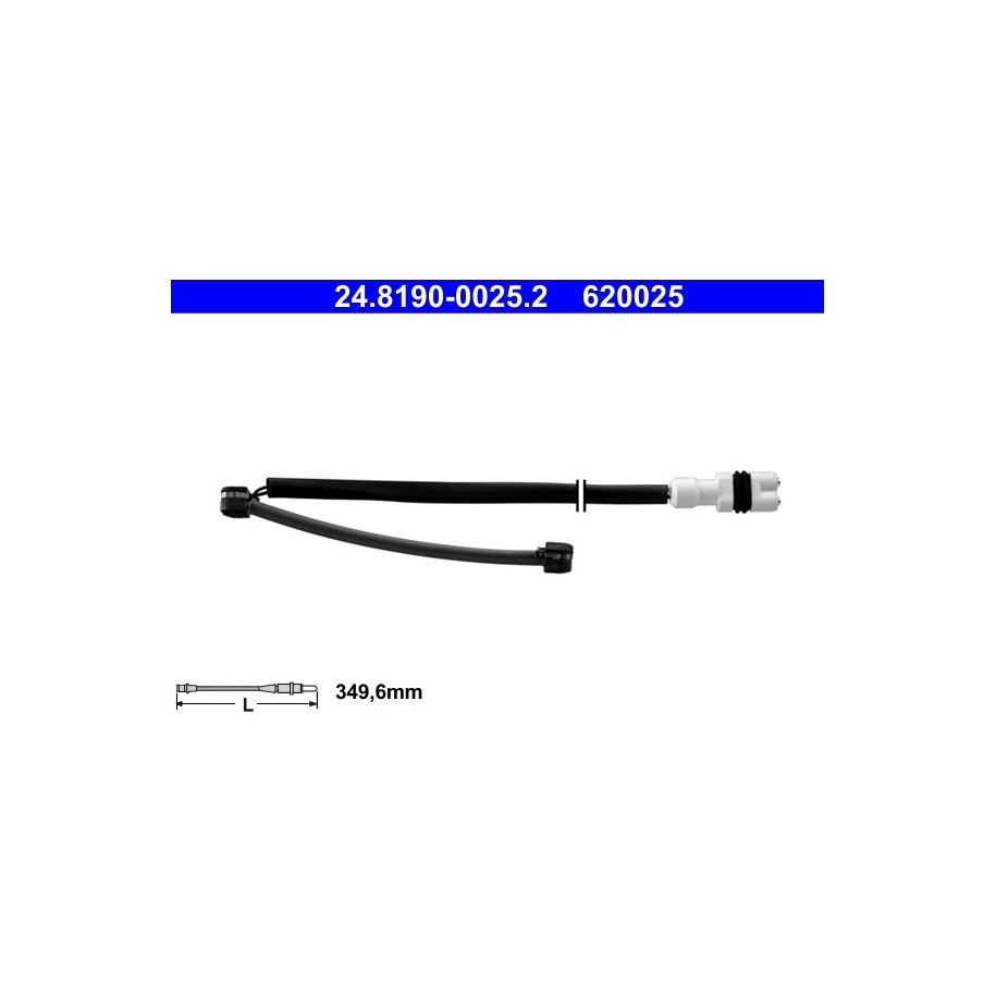 Brake Pad Sensor ATE 24819000252 for PORSCHE OE 99761275600