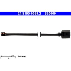 Brake Pad Sensor ATE 24819000692 for PORSCHE OE 99160916100