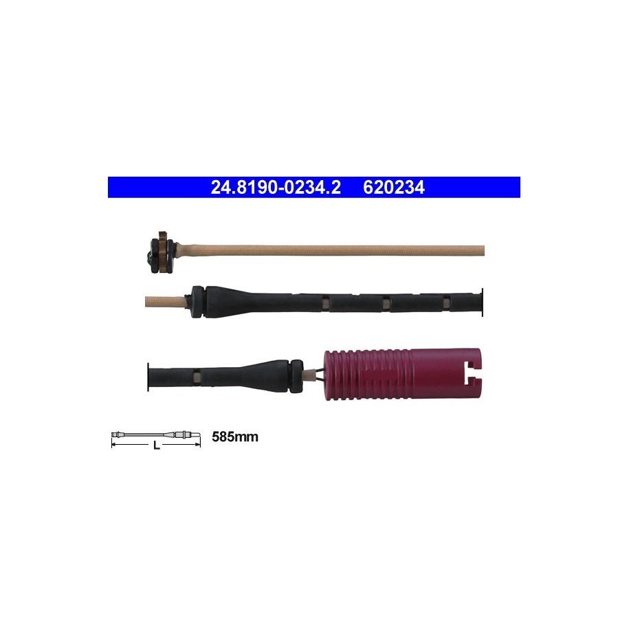 Brake Pad Sensor ATE 24819002342 for BMW 7 OE 34351165729