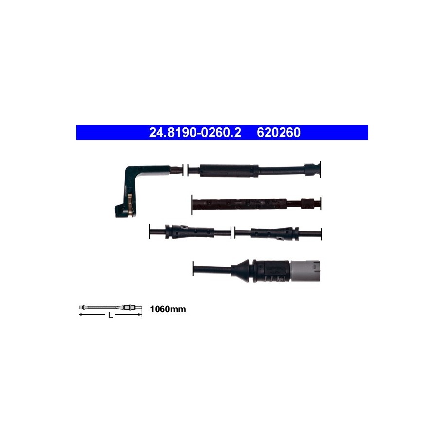 Brake Pad Sensor ATE 24819002602 for BMW 5 7 OE 34356775850