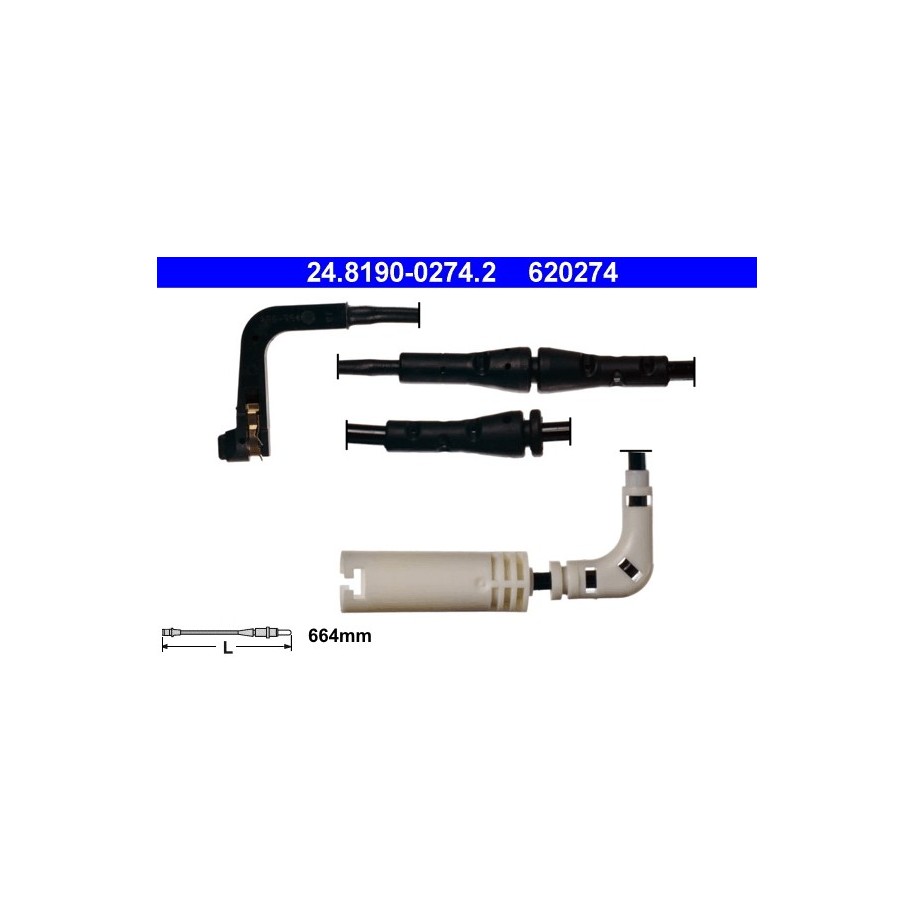 Brake Pad Sensor ATE 24819002742 for BMW 5 6 OE 34356764299