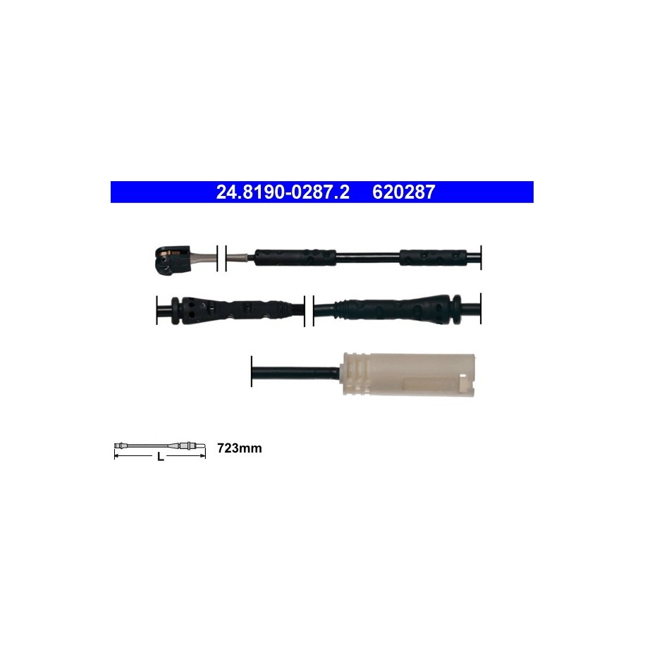 Brake Pad Sensor ATE 24819002872 for BMW 1 3 OE 34356792560