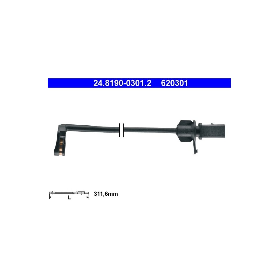 Brake Pad Sensor ATE 24819003012 for AUDI OE 4H0615121J