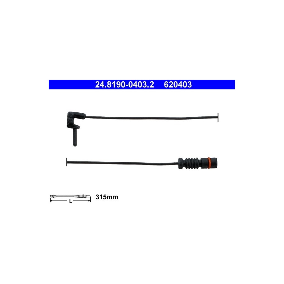 Brake Pad Sensor ATE 24819004032 for MERCEDES MBTRAC UNIMOG