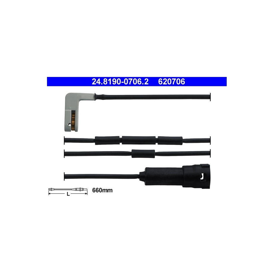 Brake Pad Sensor ATE 24819007062 for VAUXHALL OMEGA CARLTON