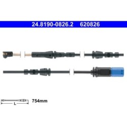 Brake Pad Sensor ATE 24819008262 for BMW X4 OE 34356880543