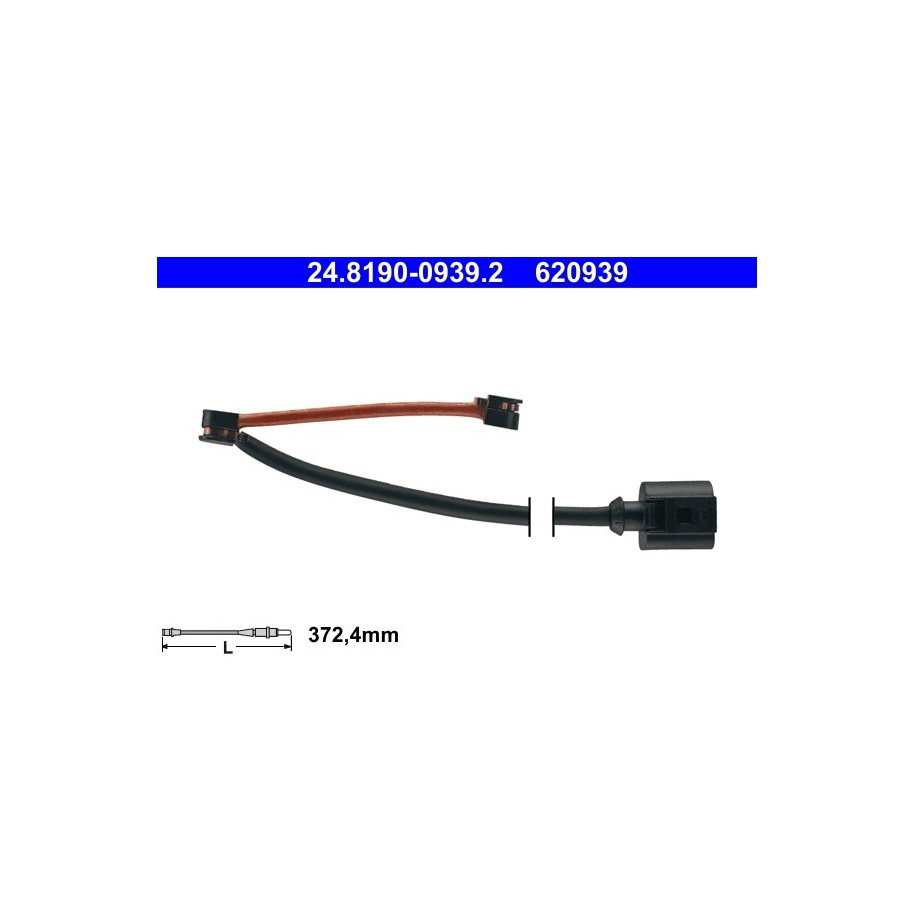 Brake Pad Sensor ATE 24819009392 for PORSCHE CAYENNE PANAMERA