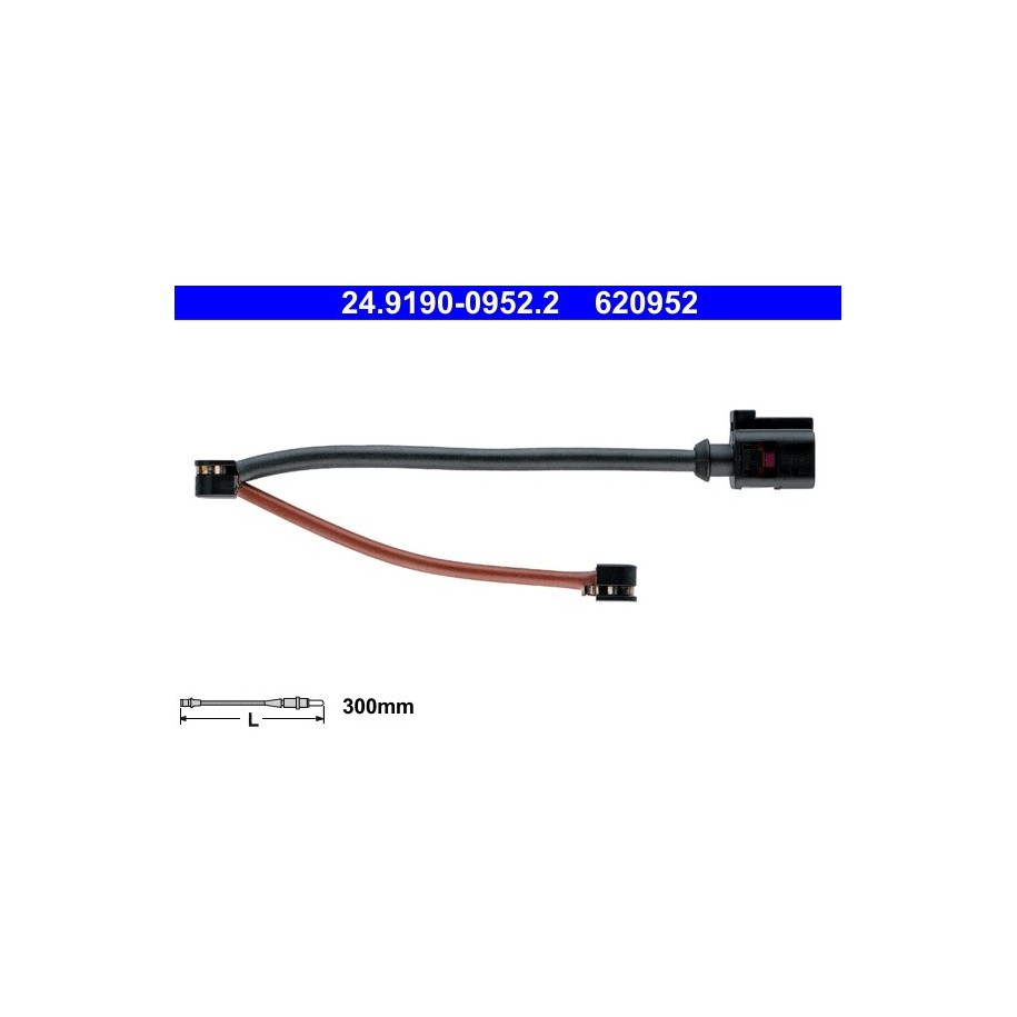 Brake Pad Sensor ATE 24819009522 for PORSCHE OE 99160918100