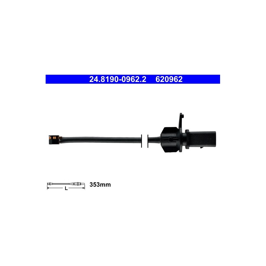 Brake Pad Sensor ATE 24819009622 for PORSCHE MACAN OE 95B907253