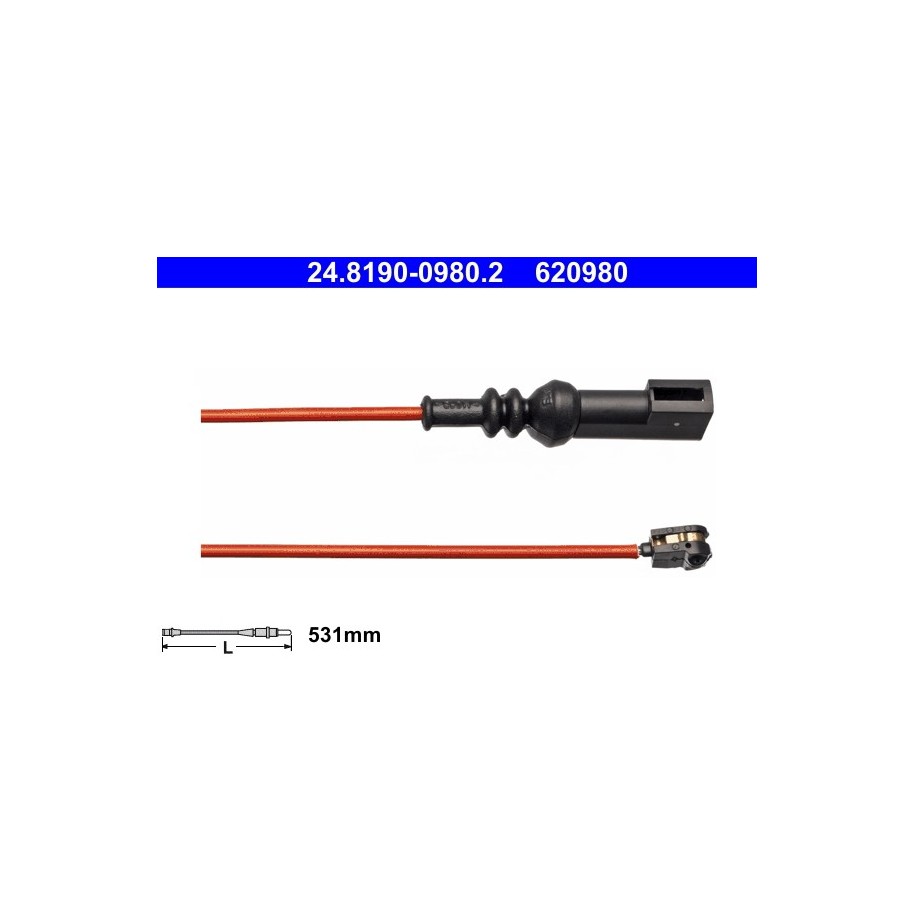 Brake Pad Sensor ATE 24819009802 for FORD TRANSIT OE BK312N248CD