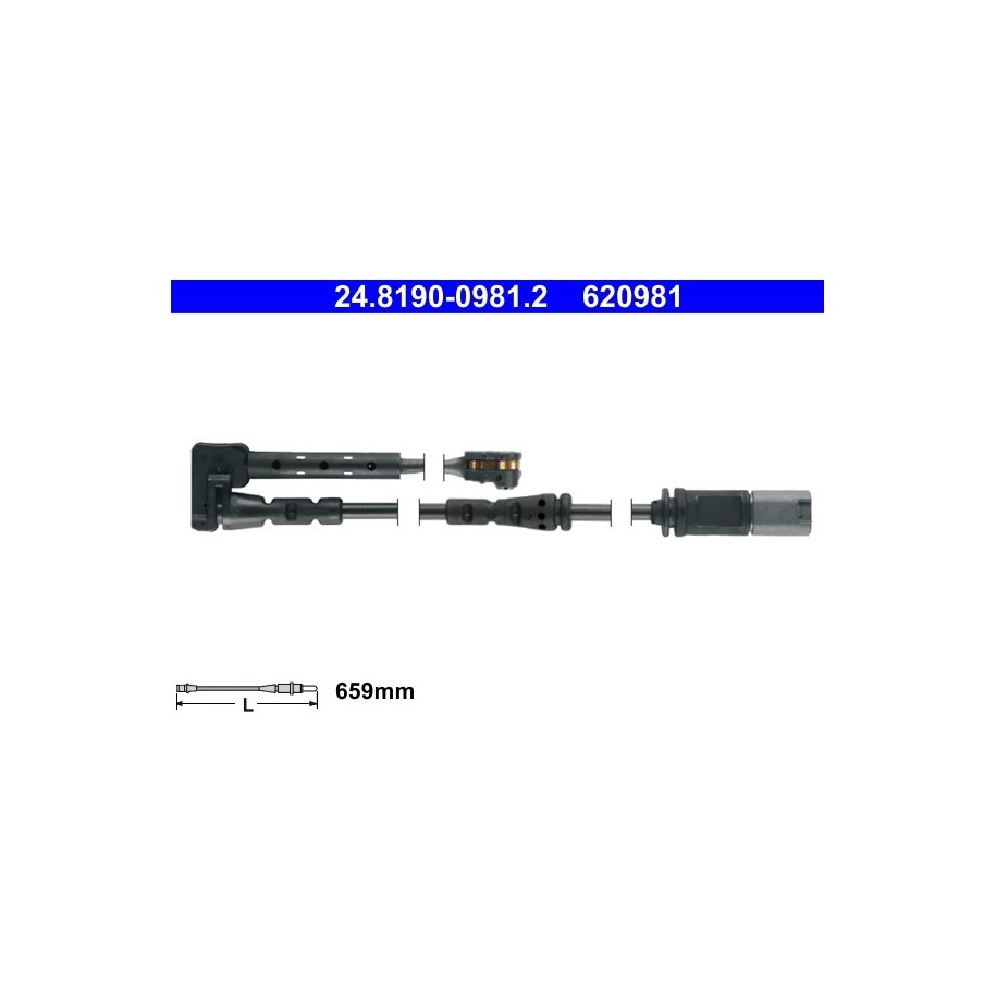 Brake Pad Sensor ATE 24819009812 for MINI MINI OE 34356799735