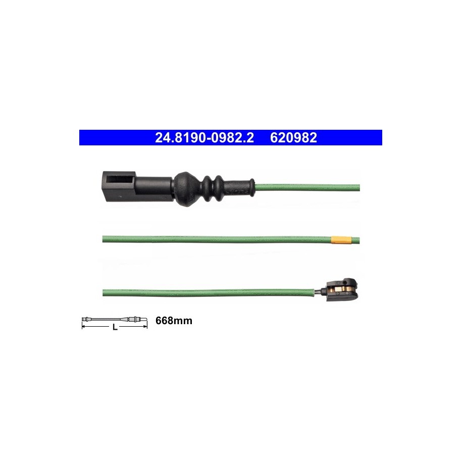 Brake Pad Sensor ATE 24819009822 for FORD TRANSIT OE 2183428