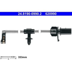 Brake Pad Sensor ATE 24819009902 for AUDI OE 80A615121