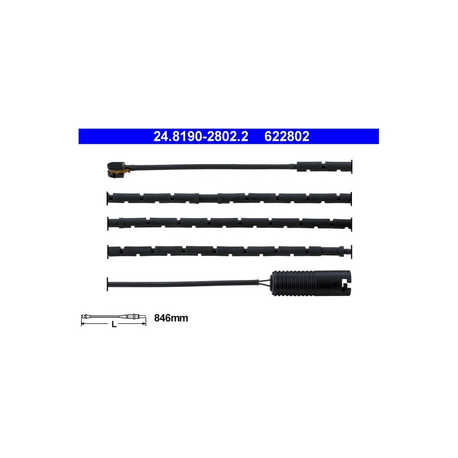 Brake Pad Sensor ATE 24819028022 for MG ROVER MG 75 OE SOE100010