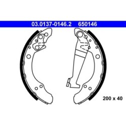 Brake Shoe Set ATE 03013701462 for AUDI VW OE 443609525