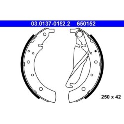 Brake Shoe Set ATE 03013701522 for BMW 5 OE 34211154921