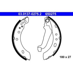 Brake Shoe Set ATE 03013702752 for NISSAN MICRA OE 4406099B26