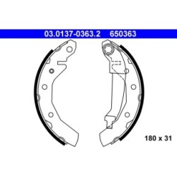 Brake Shoe Set ATE 03013703632 for CHEVROLET DAEWOO GM KOREA