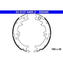 Handbrake Shoe Set ATE 03013704002 for LEXUS TOYOTA