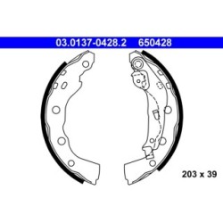 Brake Shoe Set ATE 03013704282 for MITSUBISHI CARISMA SPACE