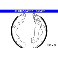 Brake Shoe Set ATE 03013704372 for HYUNDAI OE 5830517A00
