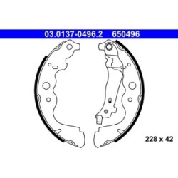 Brake Shoe Set ATE 03013704962 for DACIA MERCEDES RENAULT