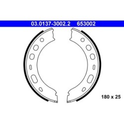 Handbrake Shoe Set ATE 03013730022 for PORSCHE OE 99635299300