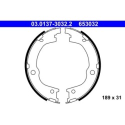 Handbrake Shoe Set ATE 03013730322 for HYUNDAI SANTA