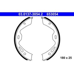 Handbrake Shoe Set ATE 03013730542 for PORSCHE OE 971698533