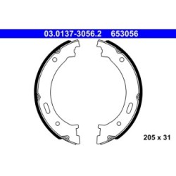 Handbrake Shoe Set ATE 03013730562 for JEEP COMMANDER GRAND
