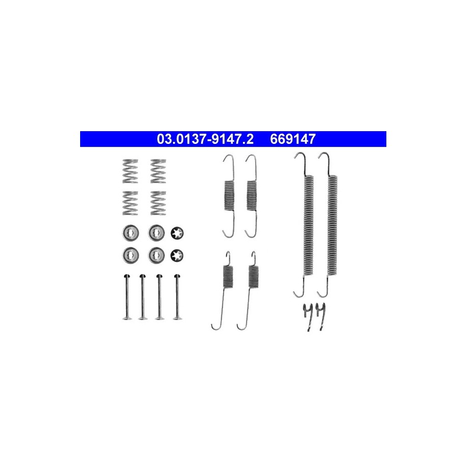Brake Shoes Kit ATE 03013791472 for BMW 3 OE 34219067128