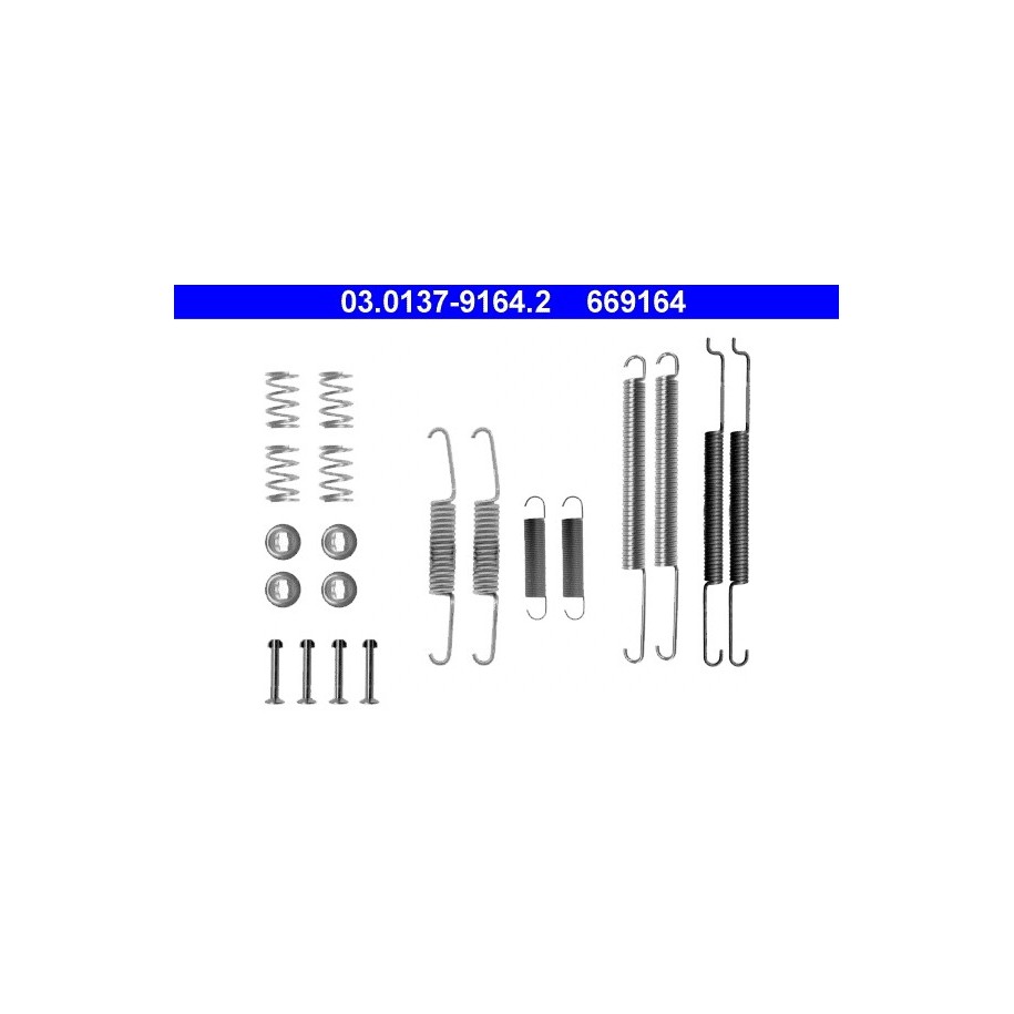 Brake Shoes Kit ATE 03013791642 for AUDI SEAT VW