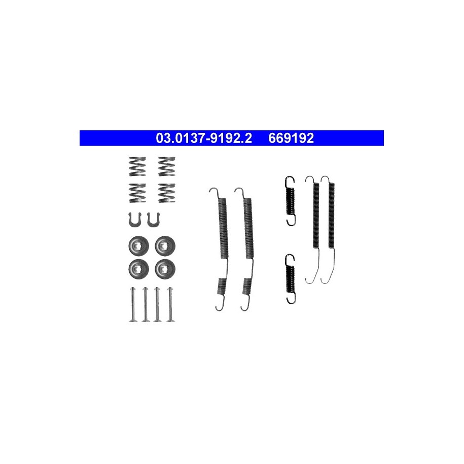 Brake Shoes Kit ATE 03013791922 for MITSUBISHI SUBARU