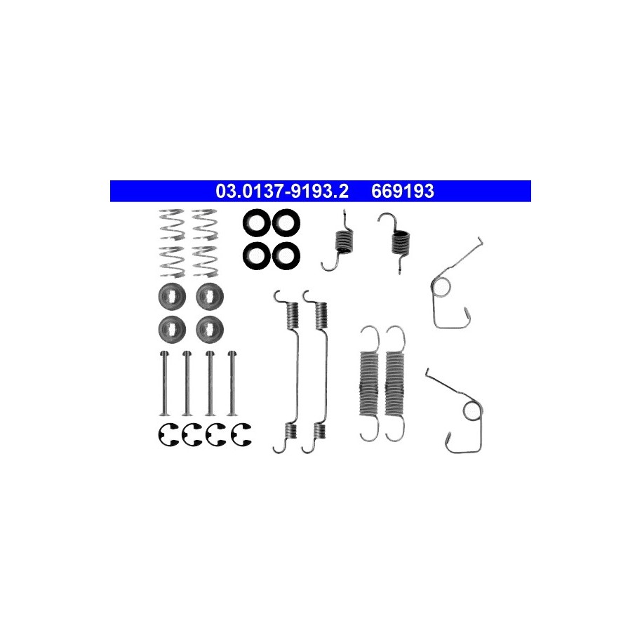 Brake Shoes Kit ATE 03013791932 for FORD TRANSIT