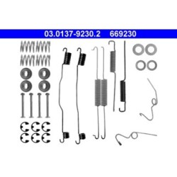 Brake Shoes Kit ATE 03013792302 for FORD TRANSIT