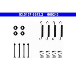 Handbrake Shoes Kit ATE 03013792432 for CHEVROLET