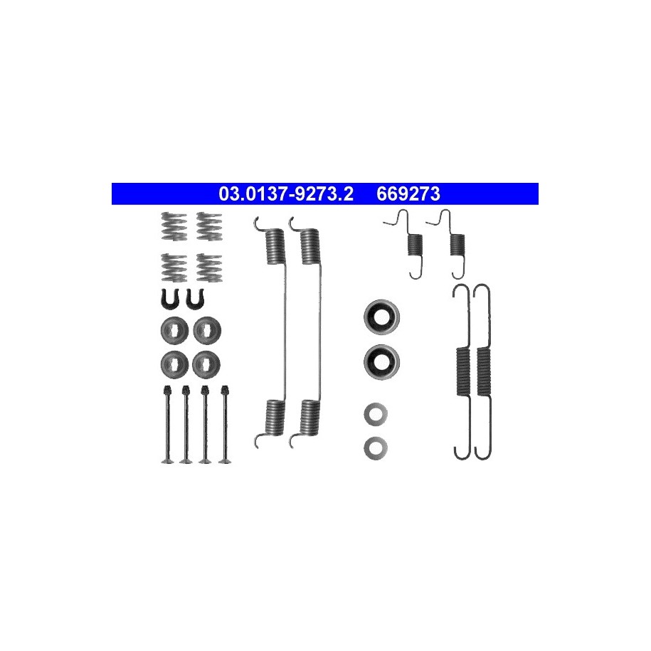 Brake Shoes Kit ATE 03013792732 for NISSAN OE 44090V0200