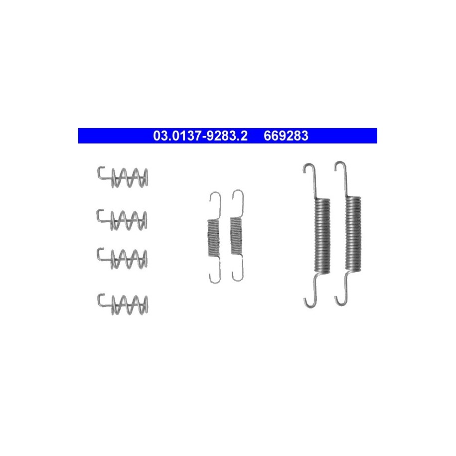Handbrake Shoes Kit ATE 03013792832 for VOLVO