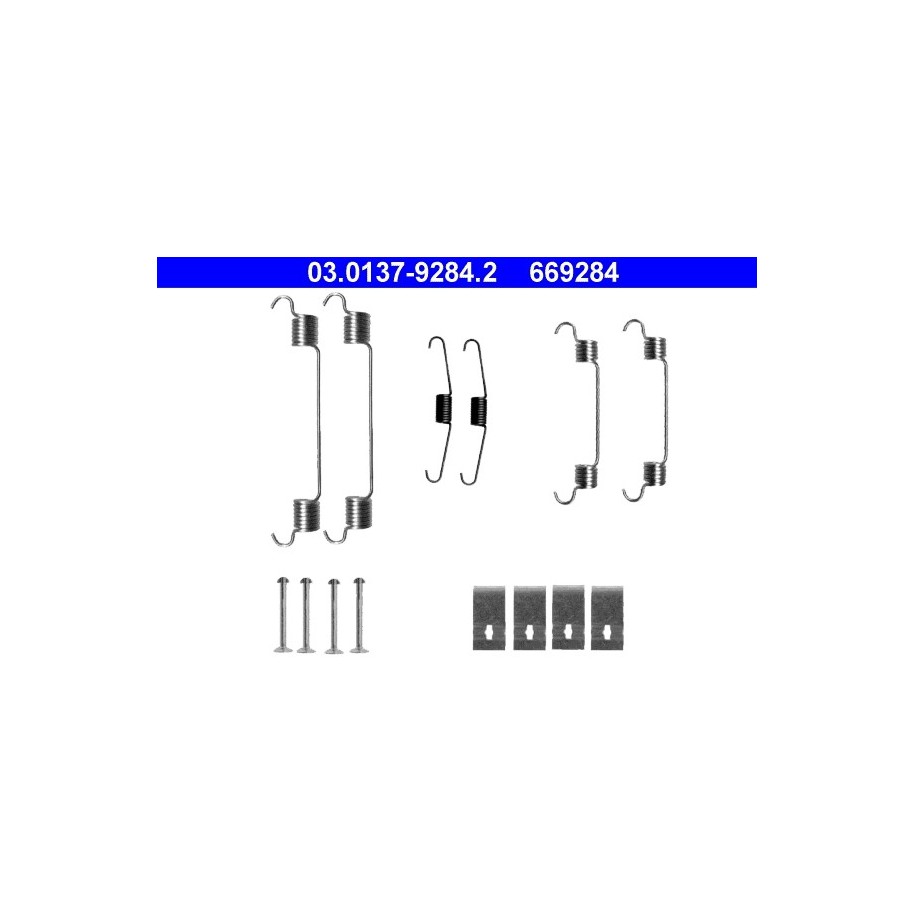 Brake Shoes Kit ATE 03013792842 for HONDA JAZZ