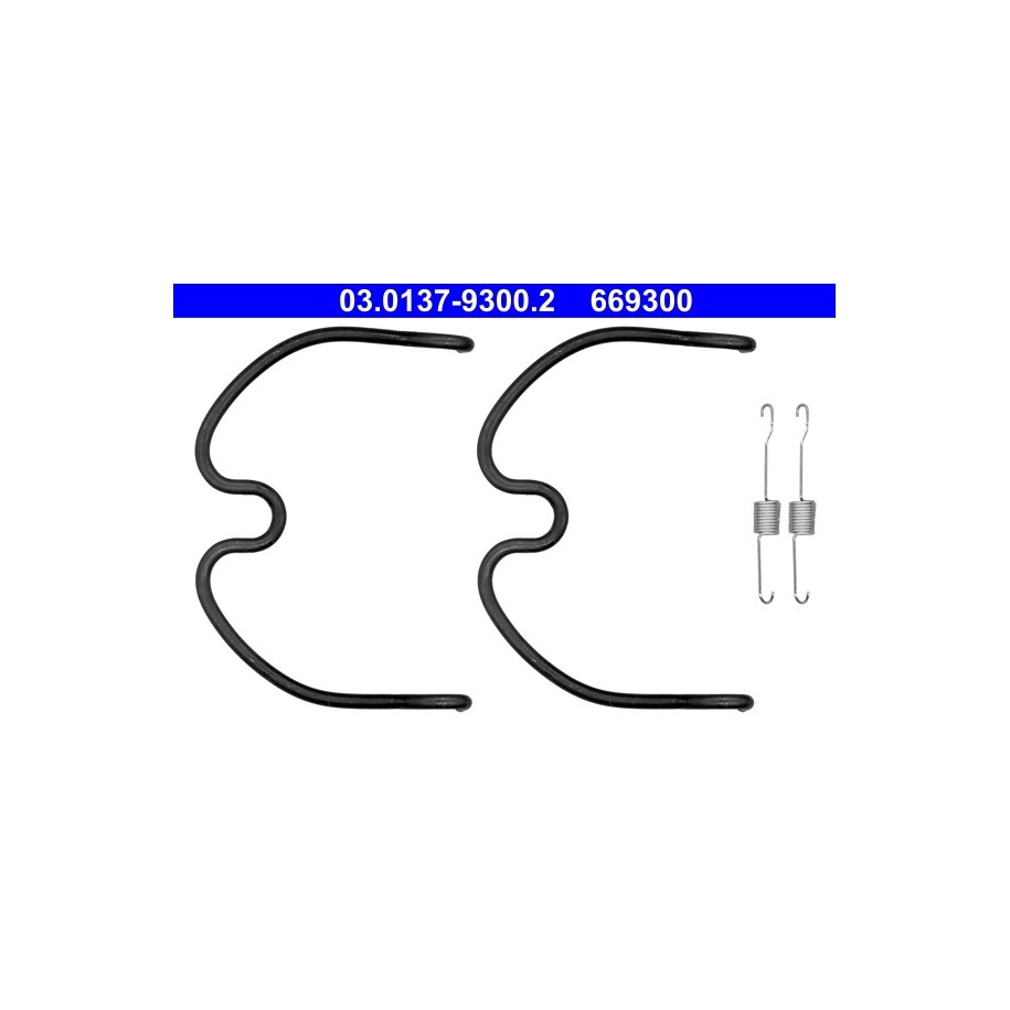 Brake Shoes Kit ATE 03013793002 for VAUXHALL SUBARU SUZUKI