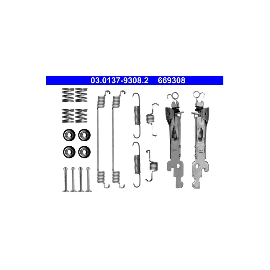 Brake Shoes Kit ATE 03013793082 for SMART OE 0007487V001
