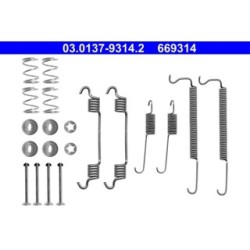 Brake Shoes Kit ATE 03013793142 for CHEVROLET VAUXHALL OE 2086097