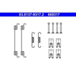 Brake Shoes Kit ATE 03013793172 for FORD RENAULT  SEAT