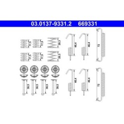 Handbrake Shoes Kit ATE 03013793312 for HYUNDAI KIA
