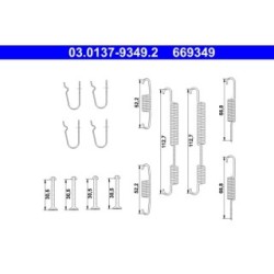 Brake Shoes Kit ATE 03013793492 for KIA PICANTO