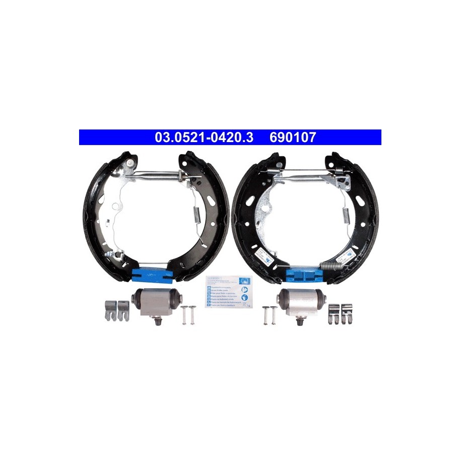Brake Shoe Set ATE 03052104203 for FORD BMAX FOCUS